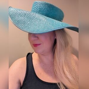 Vintage Teal Hat